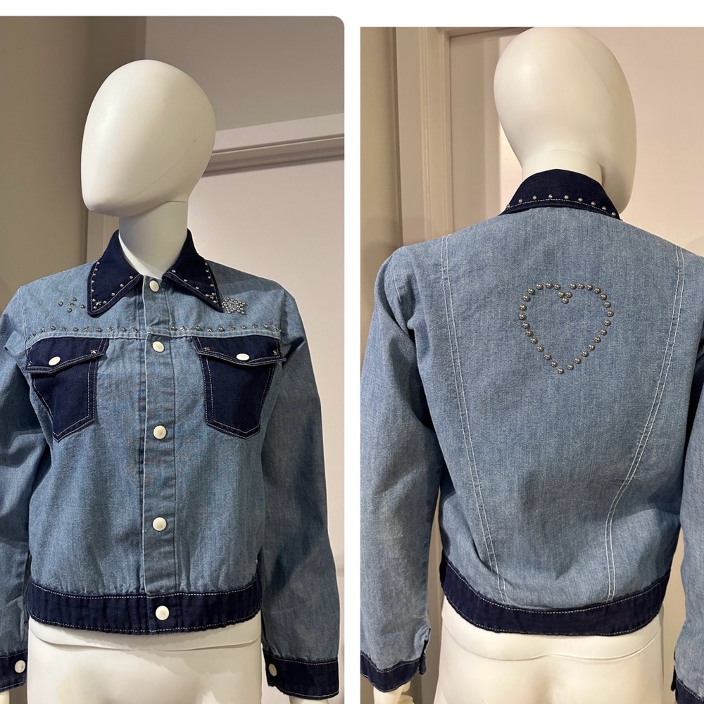 Vintage color-block embellished rodeo jacket. - Picture 2 of 11
